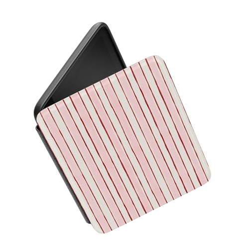 Casely 7" Kindle Case Compatible with 7" Kindle Colorsoft and 7" Kindle Paperwhite - Blush Stripes