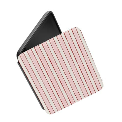 Casely 7" Kindle Case Compatible with 7" Kindle Colorsoft and 7" Kindle Paperwhite - Blush Stripes