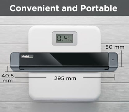 Plustek 1.6"x11.7" S410 Plus 600dpi Document Scanner