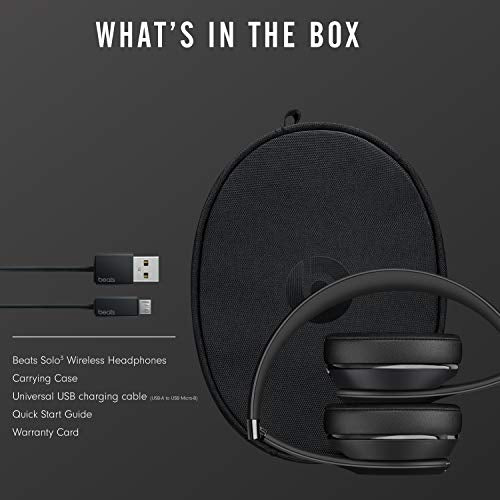 Beats Solo3 Wireless On-Ear Headphones - MX432LL/A - 40 Hours Listening - Bluetooth - On-Ear Headphones