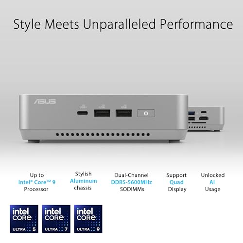 ASUS Mini PC RNUC14RVSU50000UI 3840x2160 120W 16:9