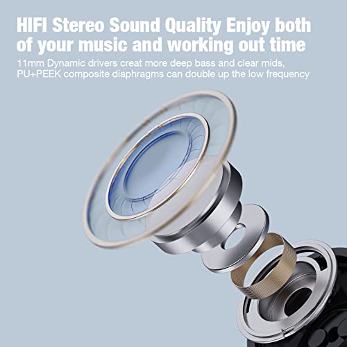 Boean U18 Wireless Bluetooth Headphones with Ergonomic Design and 16 Hour Playtime