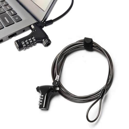 Universal 2M 6.5FT Laptop Combination Lock Anti-Theft Security Mechanism