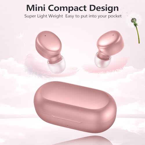 MOZOTER S8 Wireless Earbuds Bluetooth 5.3 Lightweight Ergonomic In-Ear Headphones