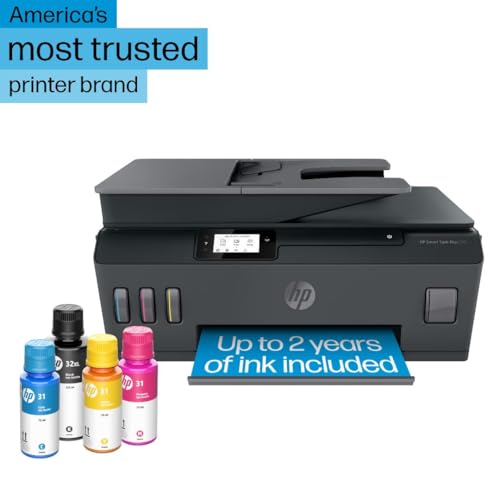 HP Smart Tank Plus 570 Multifunction Ink Tank Printer, 1920 x 1080 Resolution, LED Display, Color Output