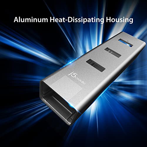 j5create USB-C 3-Port HUB + Gigabit Ethernet Adapter JCH474