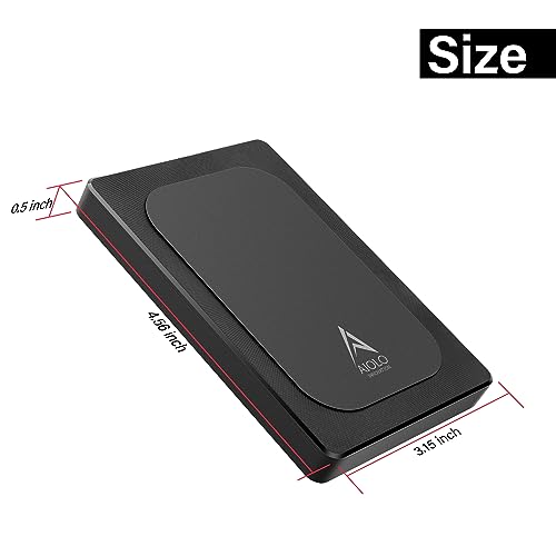 Aiolo Innovation 500GB External Hard Drive A4 5400RPM USB 3.0 Portable HDD