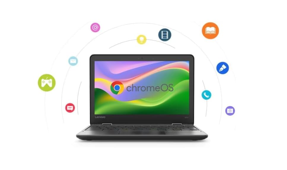 Lenovo 11.6" Chromebook 300E Gen 2 1366x768 60Hz LCD Convertible Laptop