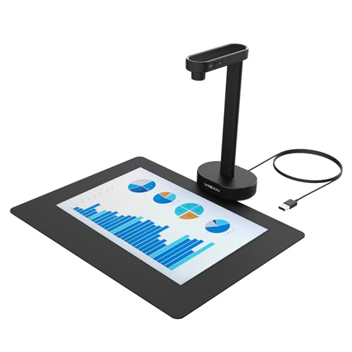 VIISAN 16MP A4 Document Scanner USB 300 dpi Document Camera