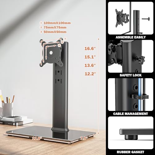 Hemudu 11.8x7.9x16 inches HT05B-001 Computer Monitor Stand