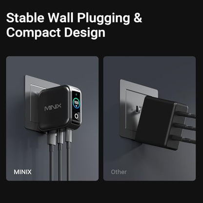 MINIX 100W P5010 Multiport USB Charger (2xUSB-C, 1xUSB-A)