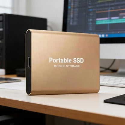 Portable External Hard Drive 500GB 1TB 2TB 4TB USB 3.0 Metal Storage Expansion