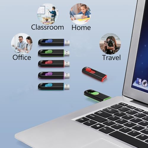 MAKACTUA 5 Pack 8GB USB Flash Drive MAKACTUA-8GB-5PACK USB 2.0