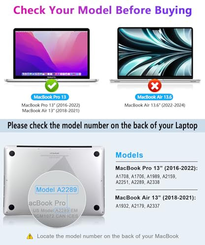 PYS 13.3 Inch Privacy Filter MACPRO13-400AGSI 4-Way Anti-Spy Matte Screen Protector
