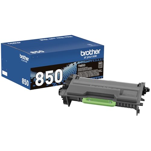 Brother TN850 High-Yield Black Toner Cartridge - 8000 Page Yield