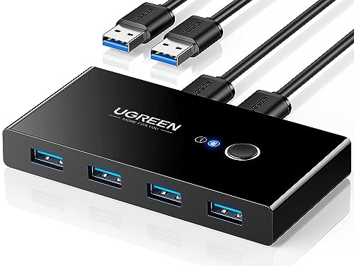 UGREEN 2-Port USB 3.0 Switch 4-Devices Selector Model 30768