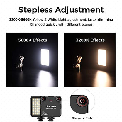 ULANZI VL-81 3000mAh Bi-Color LED Video Light 3200K-5600K USB Rechargeable