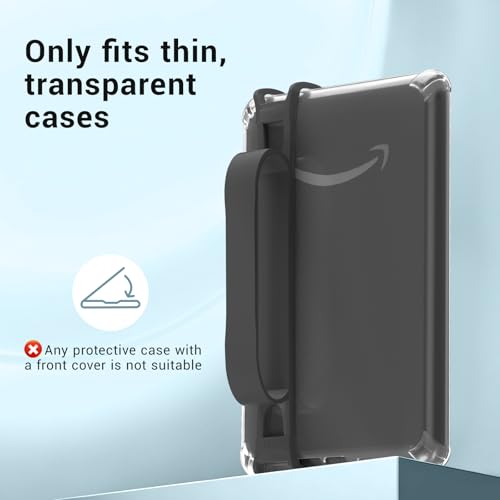 CoBak Hand Strap for 6-7" Tablets Non-adhesive Mount Eco-Friendly Silicone Black