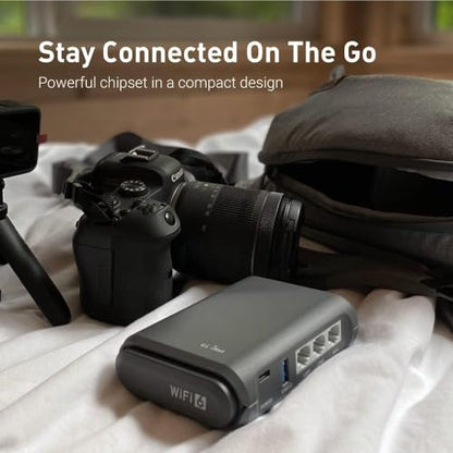 GL.iNet Dual-Band Wireless Router GDB008W3-050400ZX 1800 Mbps Wi-Fi 6 Ethernet Connectivity