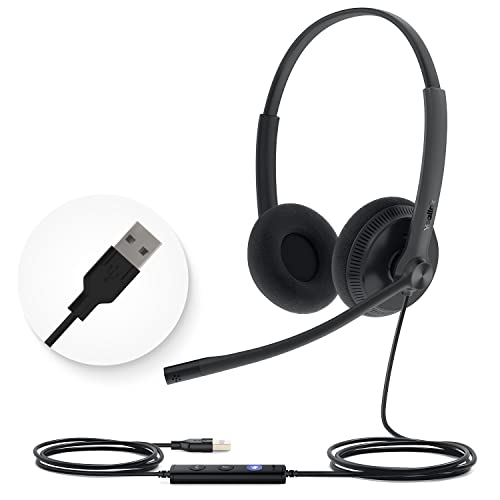 Yealink UH34 Lite Dual Teams USB Headset, Stereo, Wired, Noise Cancelling Microphone