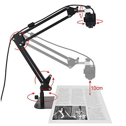 THUSTAND Document Camera XZC200 1080p USB 2.0 Adjustable Compact Overhead