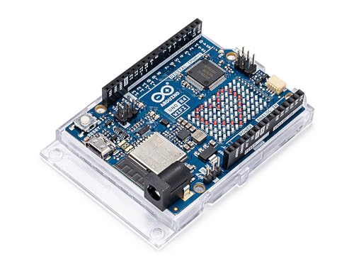 Arduino UNO R4 WiFi ABX00087 - Dual-Core Renesas RA4M1 + ESP32-S3, USB-C, Wi-Fi & Bluetooth, for IoT Projects