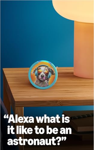 Amazon Echo Pop Kids Smart Speaker - Designed for Children - 3.5mm Audio Jack - Bluetooth Connectivity - 5W Speaker Power - Educational Tech Product