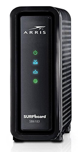 ARRIS SB6183 Black Cable Modem with 4 Ports