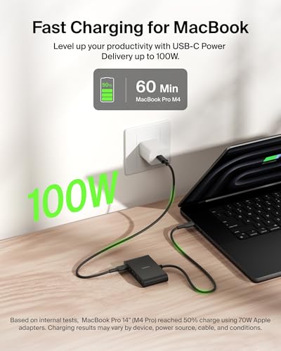 Belkin USB-C Hub AVC018BTBK 4-Port USB 3.2 Gen 2 10 Gbps