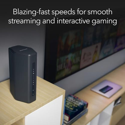 NETGEAR Nighthawk RS200 Dual-Band WiFi 7 Router – Connectivity up to 6500 Mbps, 2500 sq. ft. Coverage, 4 Ethernet Ports