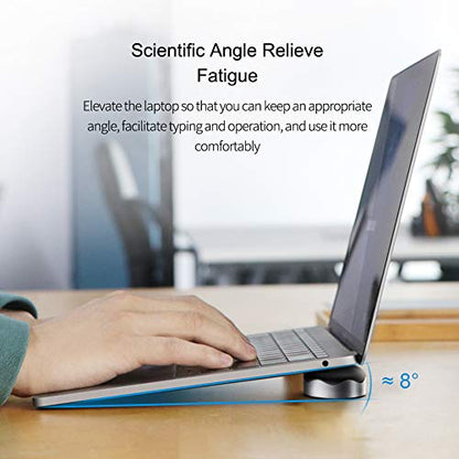Hagibis 2.44x2.44x2.44 Inches szary Free Standing Laptop Stand