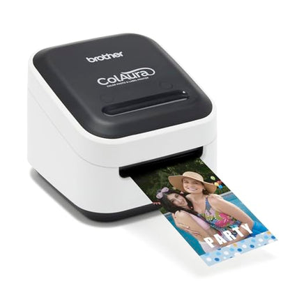 Brother VC500W Inkjet Color Photo and Label Printer Automatic ON, 313 DPI