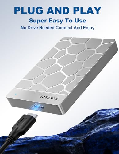 Kosbees 500GB HD-S500 USB 2.0/3.0 External Portable Hard Drive