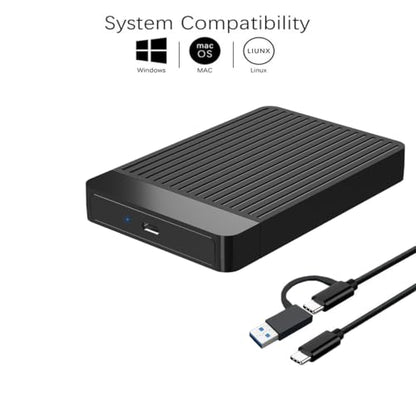 Tianken 120 GB 2.5-Inch External Hard Drive USB 3.1 Type C Serial ATA