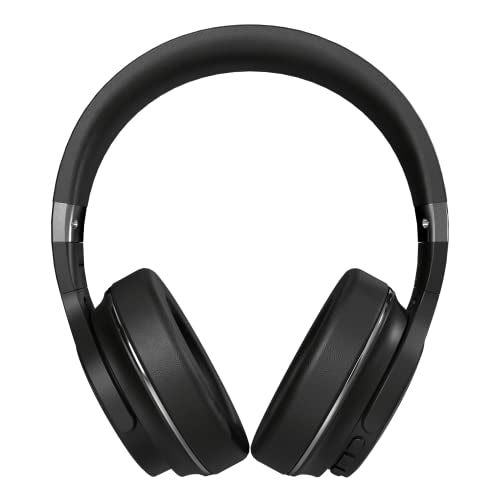 Raycon Over Ear Headphones RBE775-23E-BLA Wireless Bluetooth with Active Noise Cancellation, IPX 4 Water Resistant, 38 Hour Battery Life