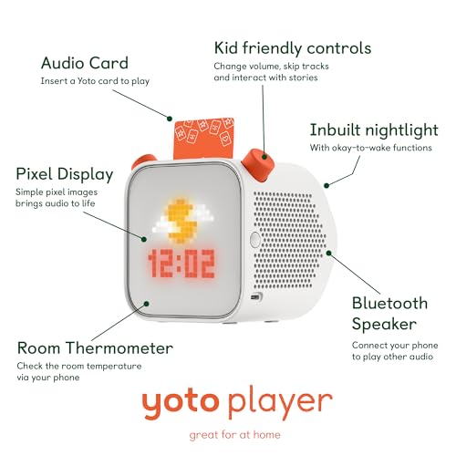YOTO Speaker 4.37"x4.05"x4.33" HBP3XX03282 2.0 Channel Bluetooth White Speaker