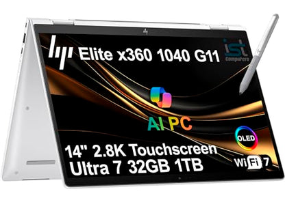 ist computers 14" HP Elite x360 1040 G11 2.8K 60Hz OLED 2-in-1 Laptop