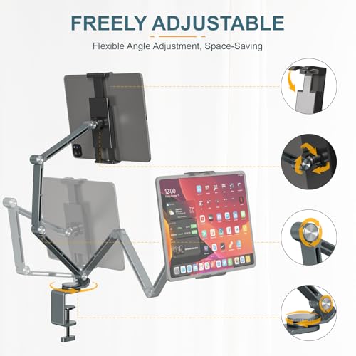 Houele Stand for Tablets and Phones Compatible with Devices Up to 15.6 inches
