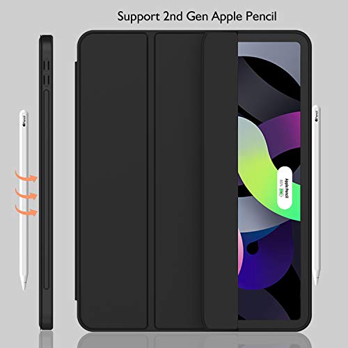 iMieet iPad Air 11-Inch Case M4/M3/M2 2024/2025/2026, iPad Air 5th/4th Generation 10.9-Inch Case - Model A2902/A2903/A2904/A2588/A2589/A2591, Black