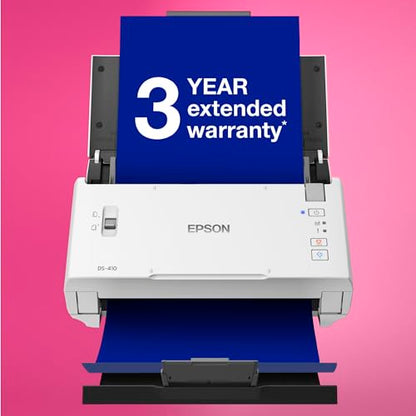 Epson A4 Scanner Workforce DS-410 600 DPI USB CMOS Flatbed Scanner