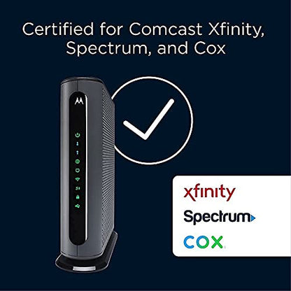 Motorola MG8702 4 Ports DOCSIS 3.1 Cable Modem Router 3200Mbps Ethernet Wi-Fi Ethernet