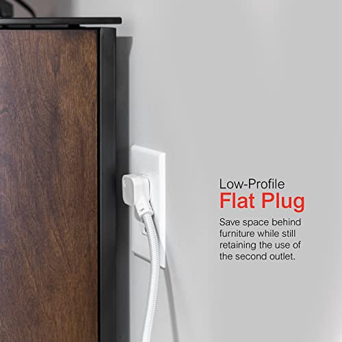 GE 6-Outlet Surge Protector 240 Volts 840 Joules Type B Power Strip 62941