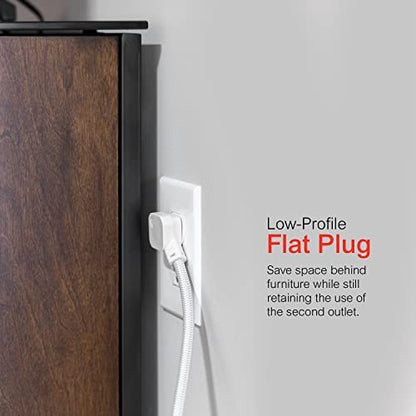 GE 6-Outlet Surge Protector 240 Volts 840 Joules Type B Power Strip 62941