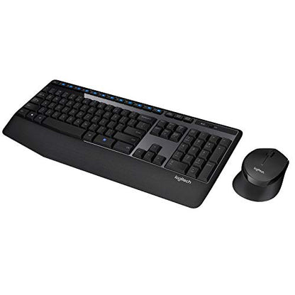Logitech MK345 Wireless Keyboard & Mouse Combo, Black, Model 920-006481