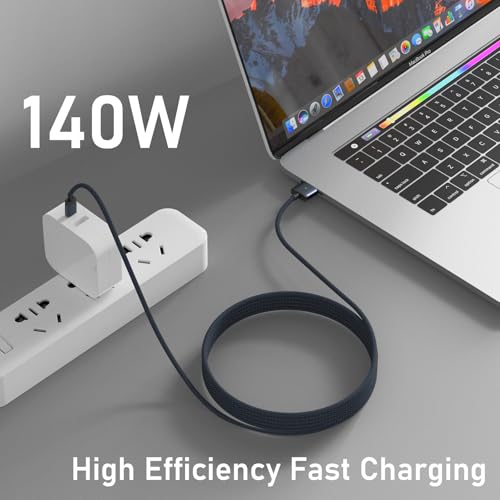 EGTPPJP 140W USB-C Magnetic 3 Charging Cable 6.6ft