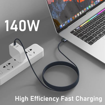 EGTPPJP 140W USB-C Magnetic 3 Charging Cable 6.6ft