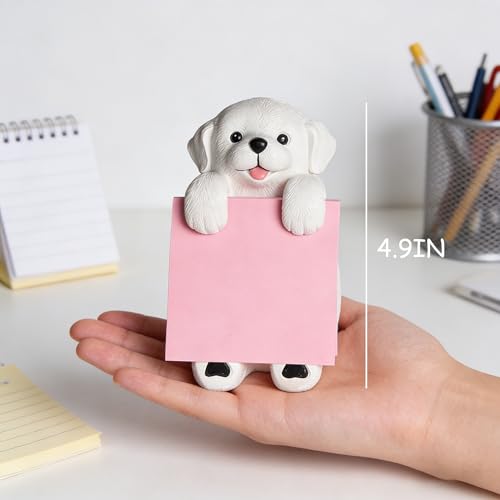 HORTIX 3.54 x 2.76 x 4.92 Dog Note Holder-black and white Dog note holder-000