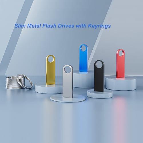 Wooolken 1GB USB Flash Drive 5 PCS USB 2.0 USB-A Compatible