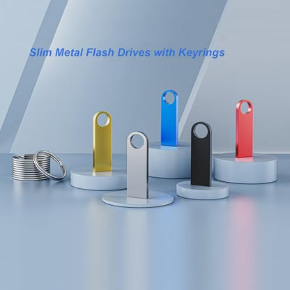 Wooolken 1GB USB Flash Drive 5 PCS USB 2.0 USB-A Compatible