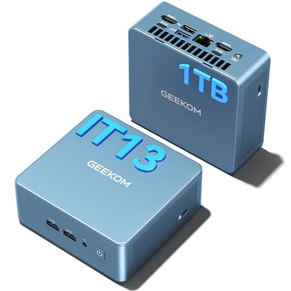 GEEKOM Mini PC IT13 i9-13900HK 7680x4320 HDMI DisplayPort Mini PC